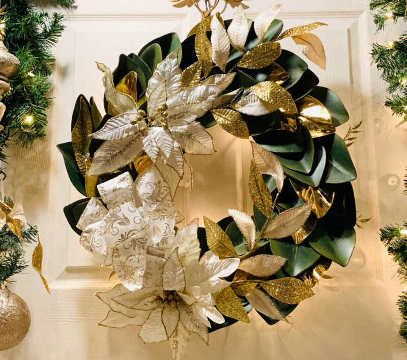 Atelier couronne de porte de Noël