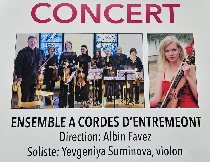 Concert de l'Ensemble à Cordes d'Entremont
