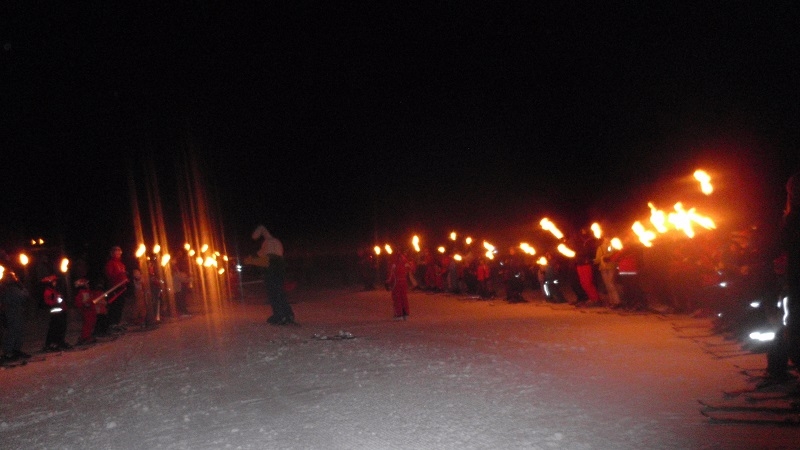 Descente aux flambeaux du Nouvel'An