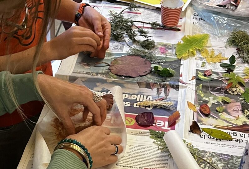 Atelier de bricolage d'automne