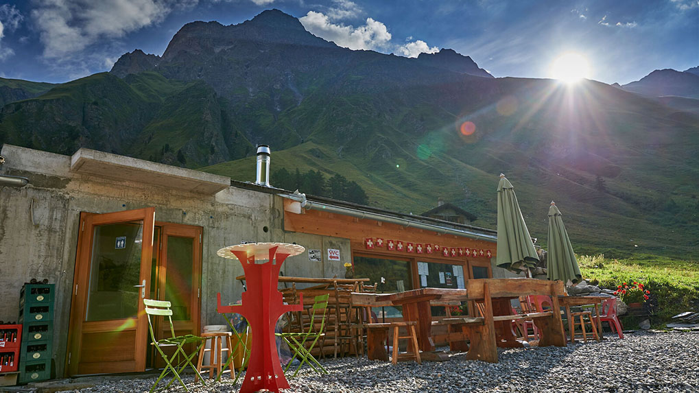 Zu Besuch auf der Alpage des Ars bei Michel Murisiers im Val Ferret.