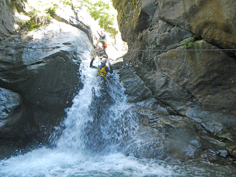 Initiation au canyoning