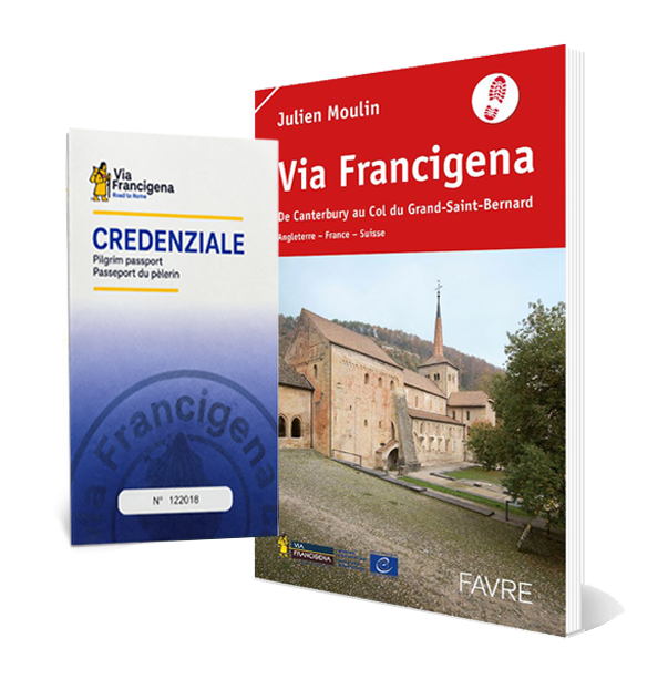 Guide Via Francigena Canterbury - Grand-Saint-Bernard + Crédentiale